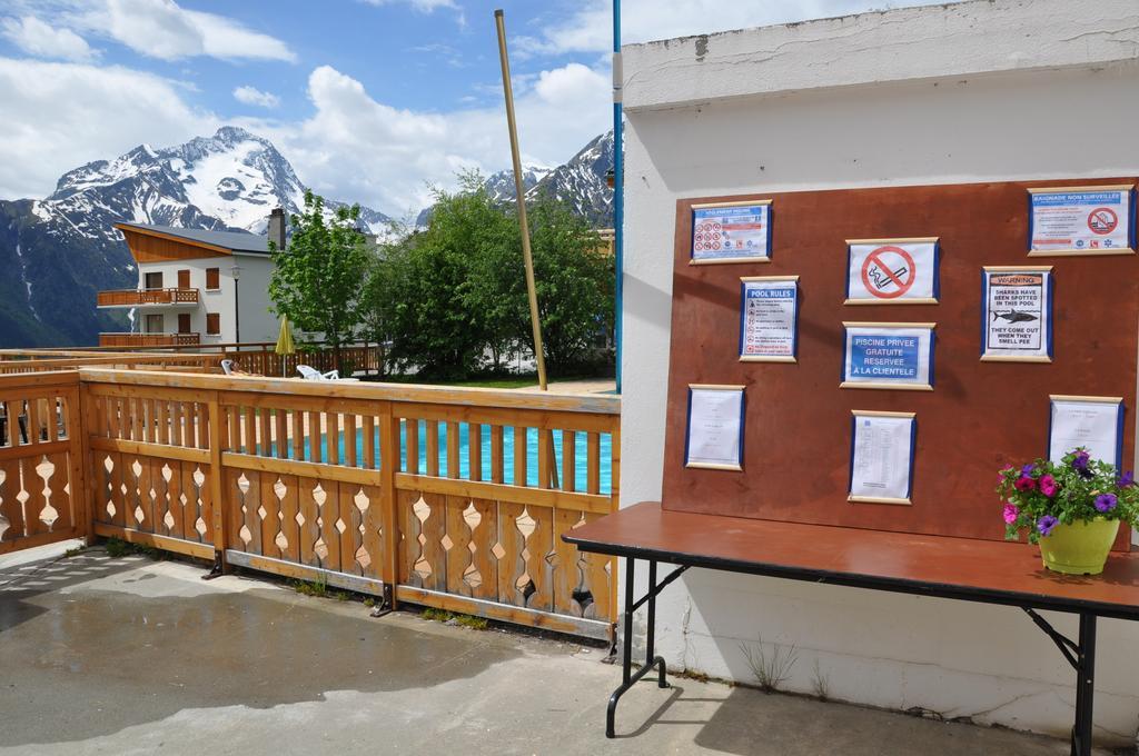Hotel Les Clarines Les Deux Alpes Exterior foto